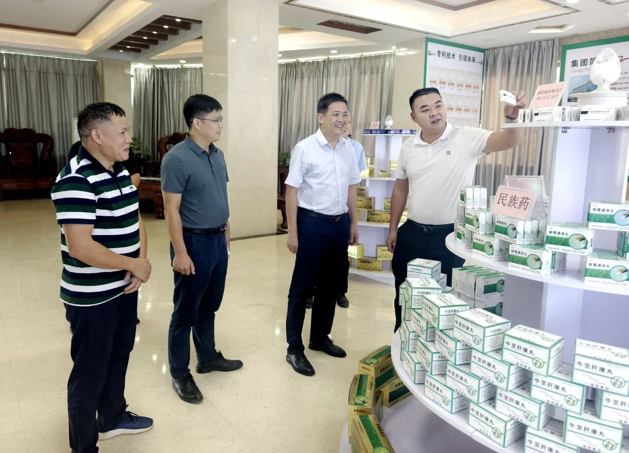 蒼梧縣領(lǐng)導蒞臨集團調(diào)研交流